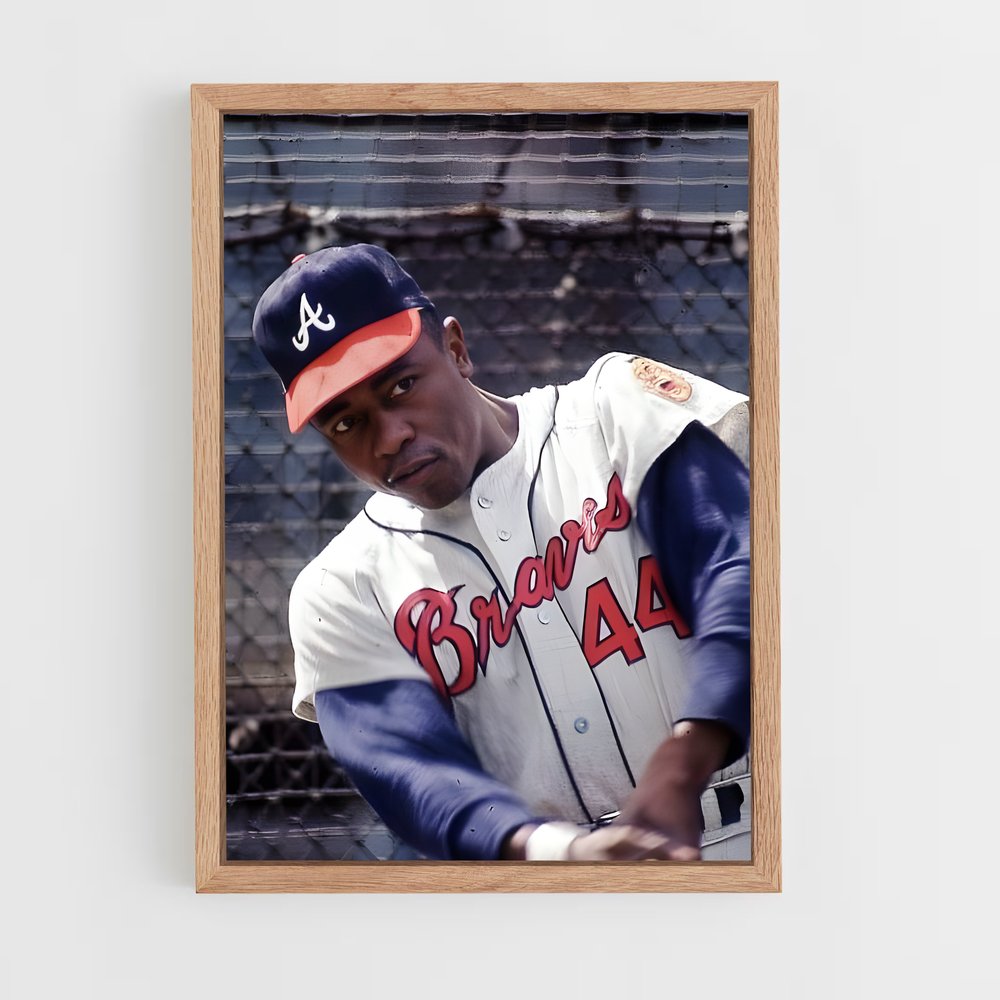 Poster Hank aaron endiablés – affiche Baseball (vue 4)